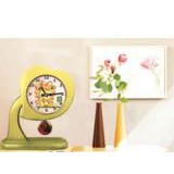 Tranh Thêu Chữ Thập Đồng Hồ Sư Tử ISY017 (KHÁCH TỰ THÊU) KT:23X24CM