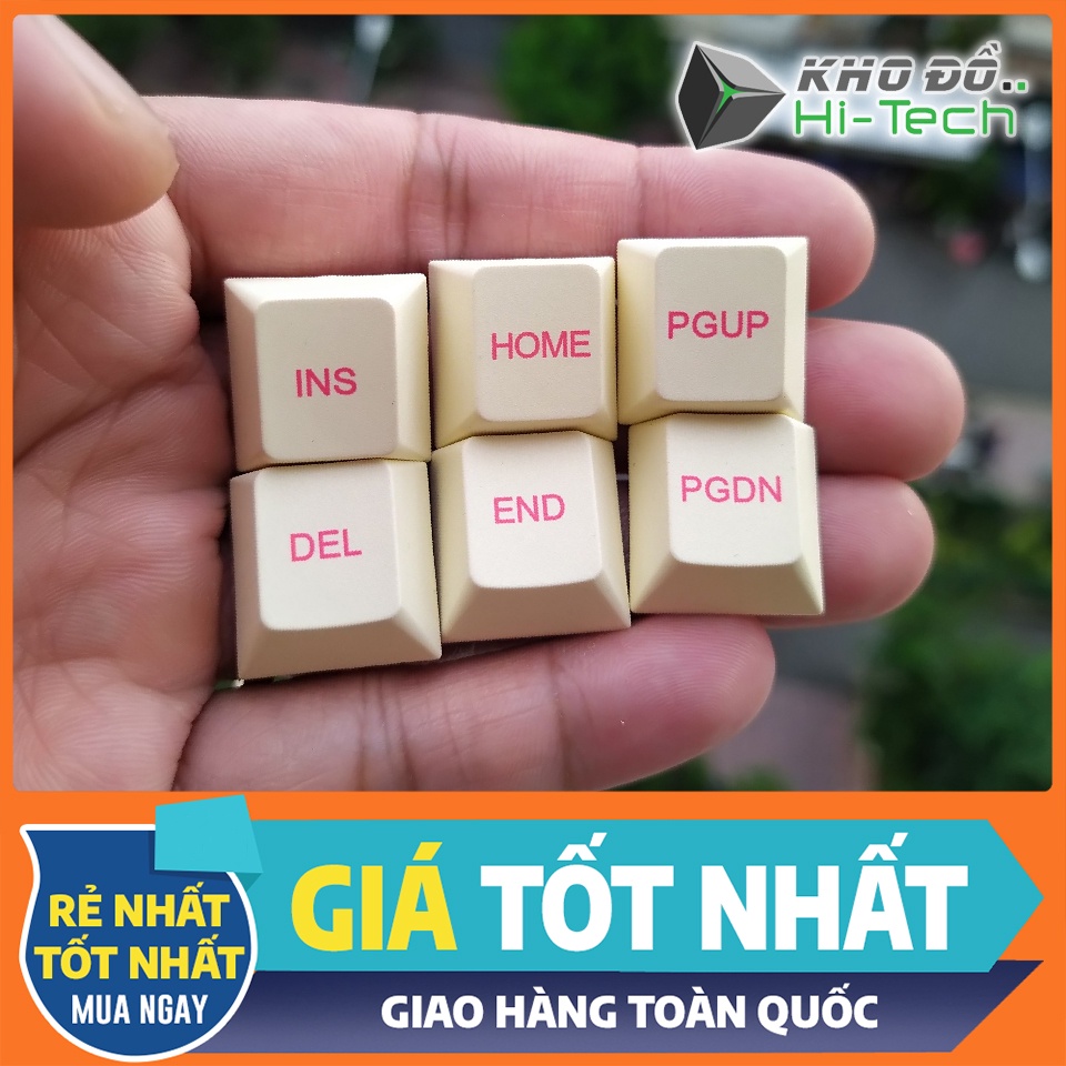 Nút keycap Cherry lẻ 💖 𝘍𝘳𝘦𝘦𝘴𝘩𝘪𝘱 💖 nhiều màu cho bàn phím cơ - Chất liệu PBT dye-sub dày dặn, cảm giác gõ đầm tay