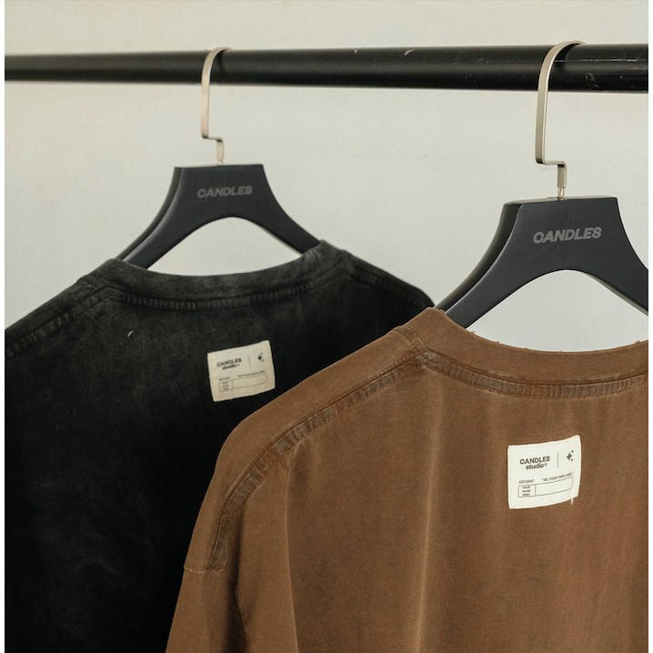 Áo phông unisex wash 2 mặt Solution Candles Studio | BigBuy360 - bigbuy360.vn