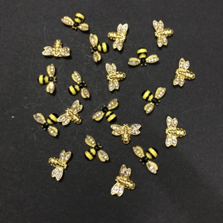 Charm ong gắn đá móng tay nail