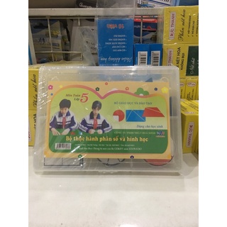 Bộ thực hành toán lớp 5 phân số và hình học