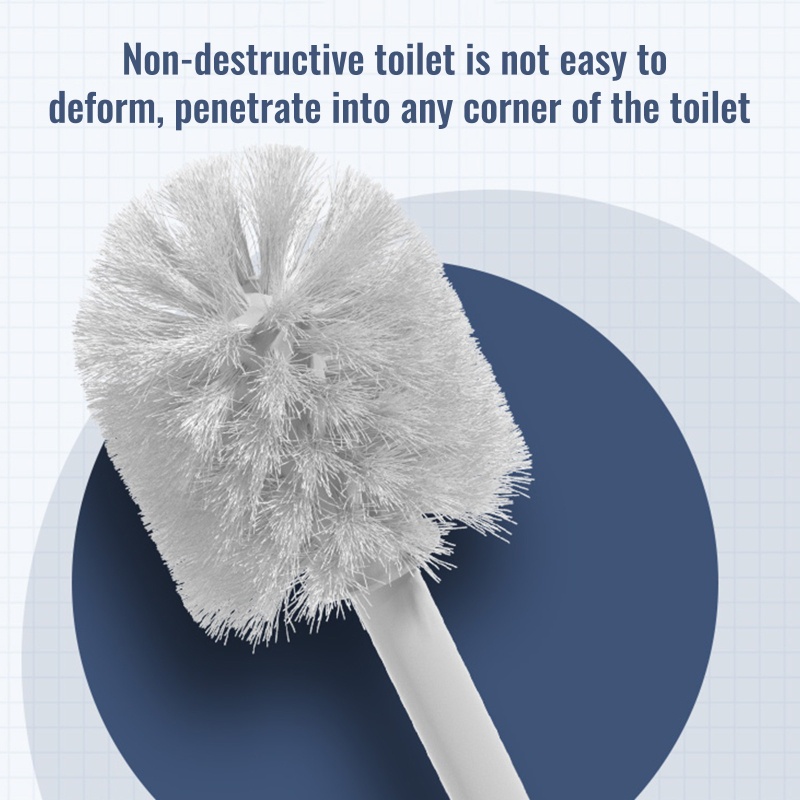 Bộ Dụng Cụ Vệ Sinh Toilet 2 Trong 1 Tiện Lợi