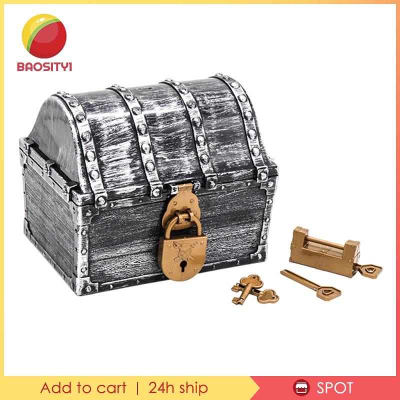 Baosity1] Đồ Chơi Hình Kho Báu Cướp Biển Cổ Điển Cho Bé