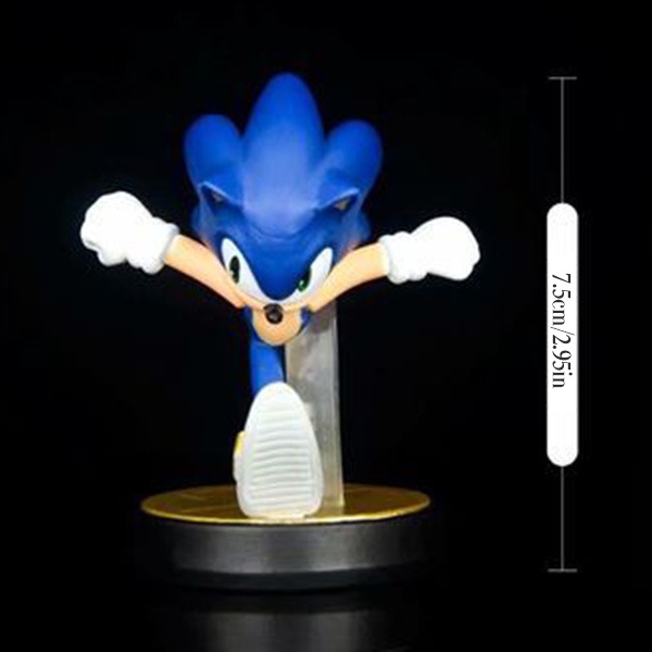 Mô Hình Nhân Vật Sonikku Trong Sonic The Hedgehog Trang Trí Bánh Kem