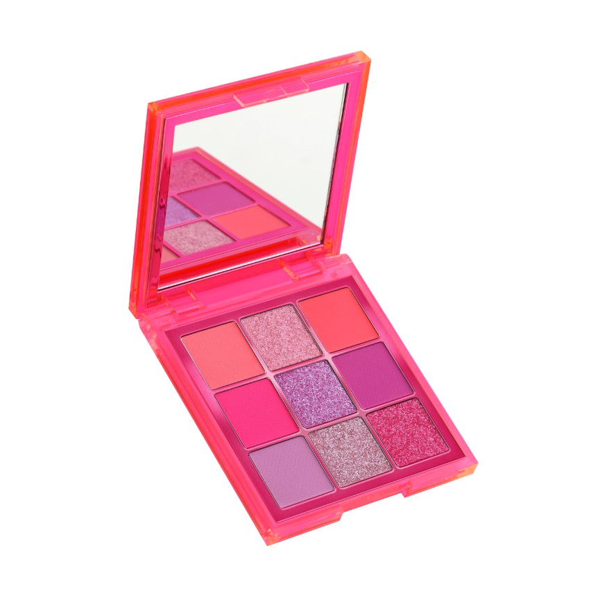 Huda Beauty - Bảng phấn mắt Neon 9 Ô Màu Rực Rỡ Pressed Pigment Palette