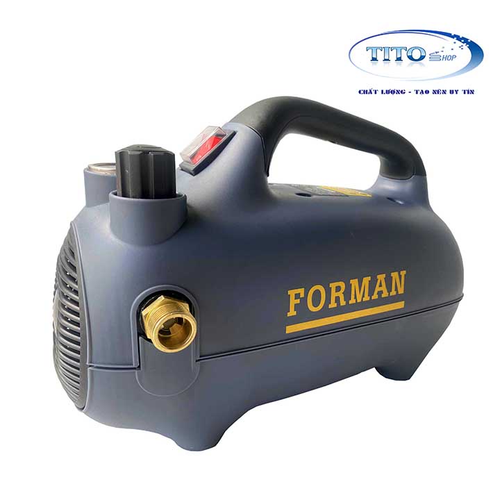 Máy rửa xe mini Forman FM300 có chức năng chỉnh áp 2000W - Máy rửa xe gia đình áp lực cao