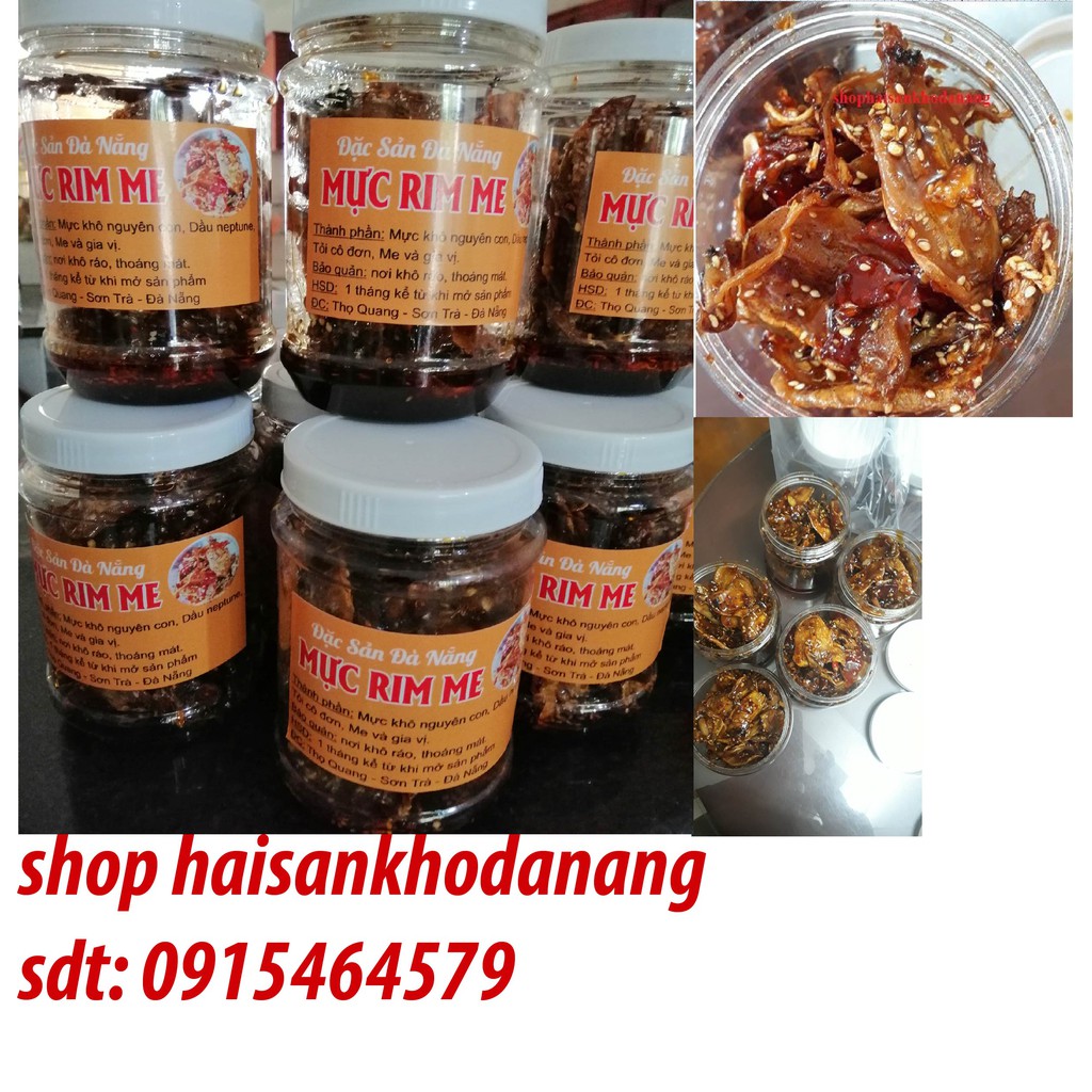 Mực rim me nguyên con đặc sản đà nẵng siêu ngon 200gr | BigBuy360 - bigbuy360.vn