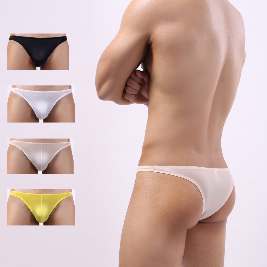 Quần Lót Lụa Siêu Mỏng Phong Cách Quyến Rũ Cho Nam