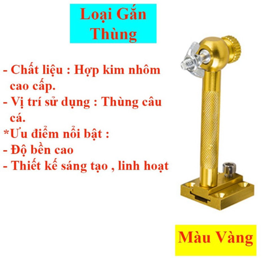 Pat Gắn Đèn Trợ Sáng - Lắp Ghế Câu , Thùng Câu Chuyên Dụng Cao Cấp