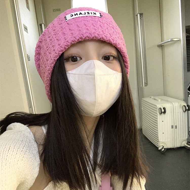 Mũ MG STUDIO vải cotton thiết kế gấp nếp