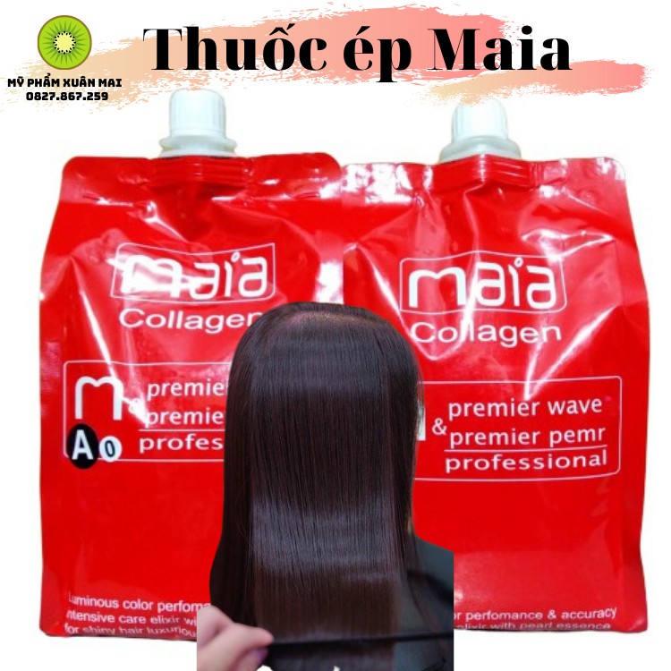 Cặp Duỗi ép Maia collagen siêu bóng 1000ml