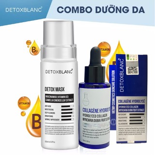 Combo Mặt nạ thải độc + Colagen trắng da DETOX BLANC detox.hcm