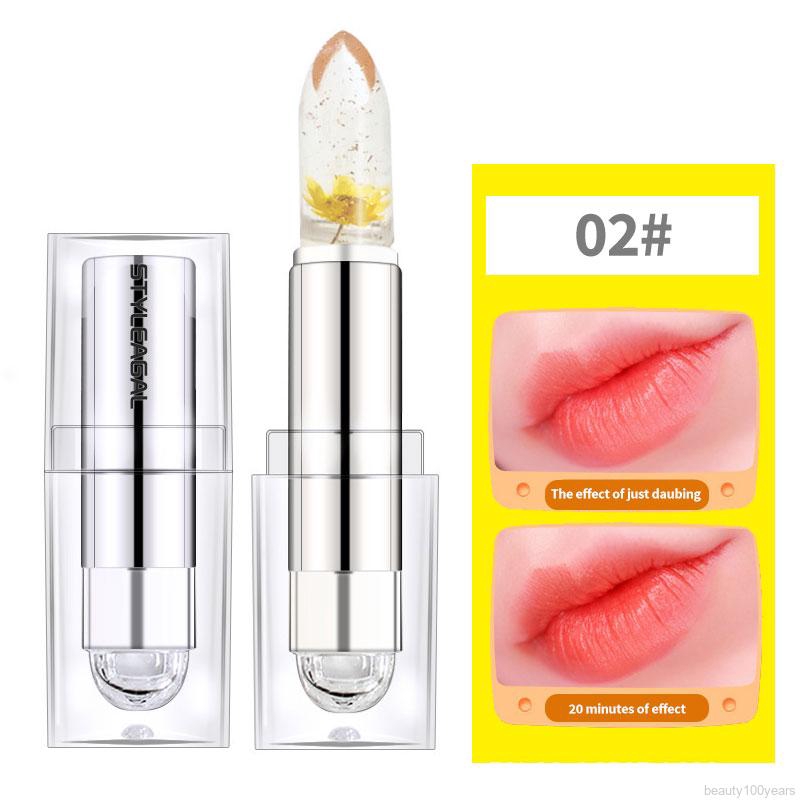 Son thạch có hoa khô giúp dưỡng ẩm và đổi màu theo nhiệt độ độc đáo | BigBuy360 - bigbuy360.vn