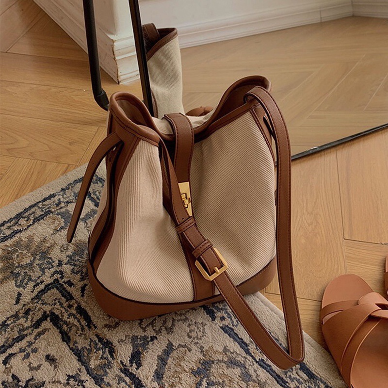 Túi đeo chéo IELGY bằng vải khổ lớn thời trang sành điệu dành cho nữ