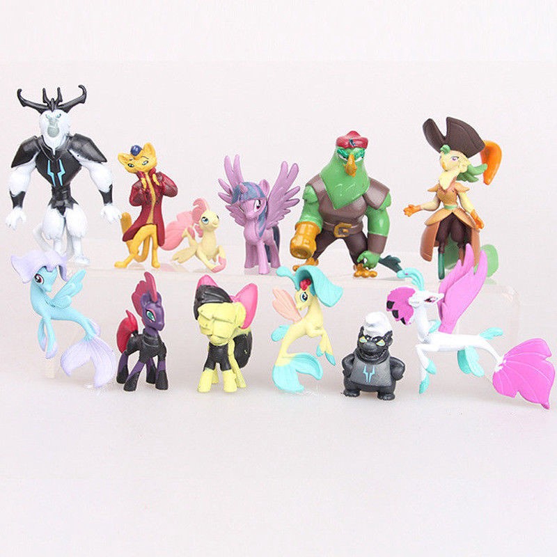 Bộ 12 mô hình nhân vật trong My Little Pony độc đáo