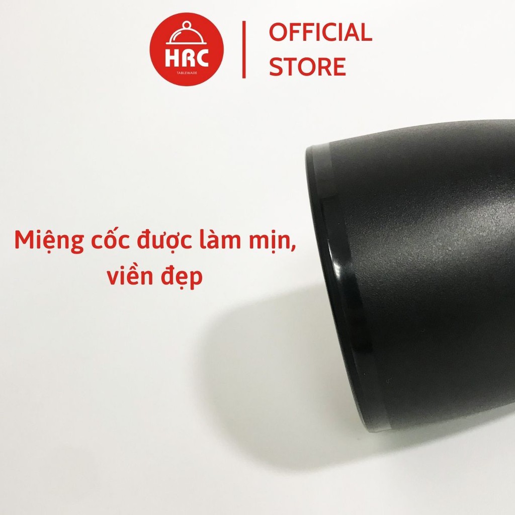 Cốc nhựa chịu nhiệt kiểu dáng sang trọng ( màu đen ) - Nhiều cỡ