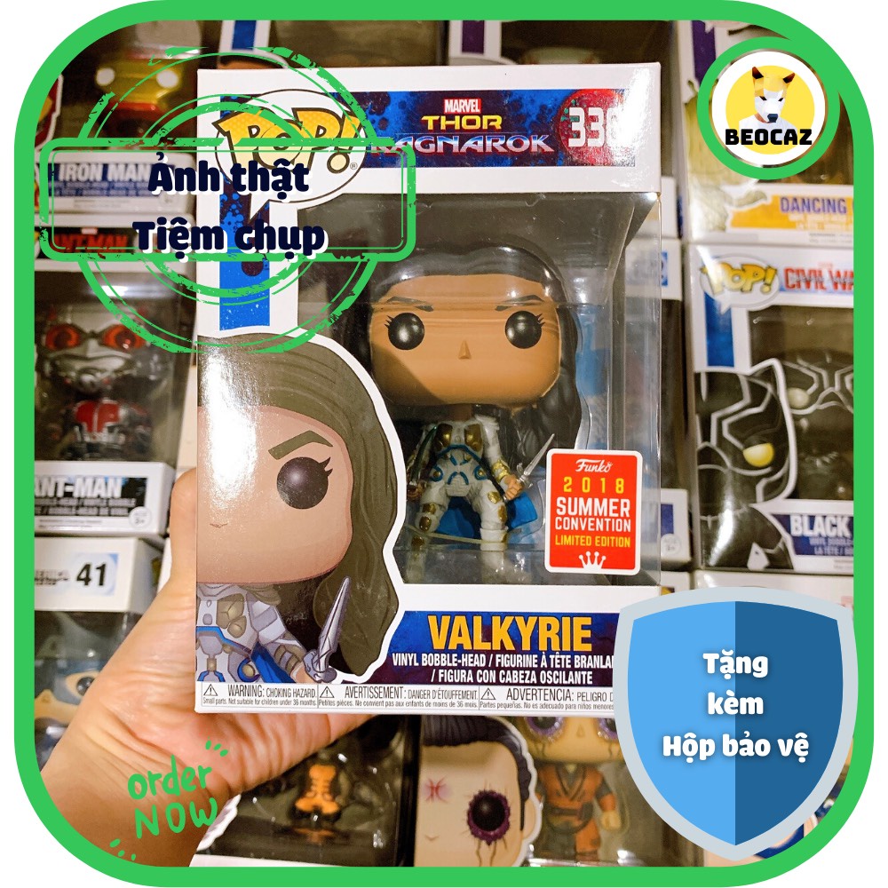 [Ship Hỏa Tốc] [Tặng Hộp Bảo Vệ] [Chính hãng] Mô hình Funko Pop Valkyrie phim Black Panther Báo Đen No.336 Marvel