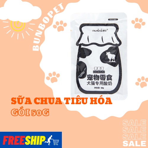 Sữa Chua Tiêu Hoá Cho Chó Mèo MONBAB Gói 50g