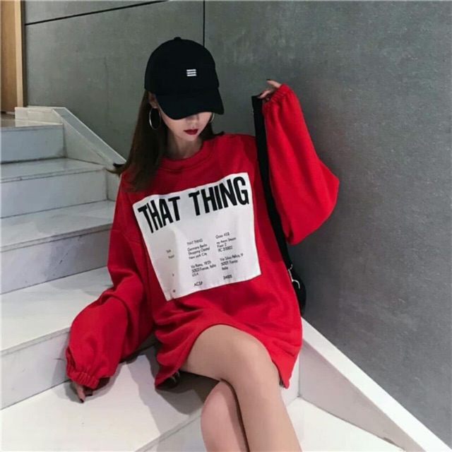 Áo thun form rộng tay dài