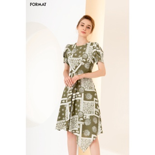 Đầm nữ cao cấp FORMAT 2 lớp ngắn tay B993-650I