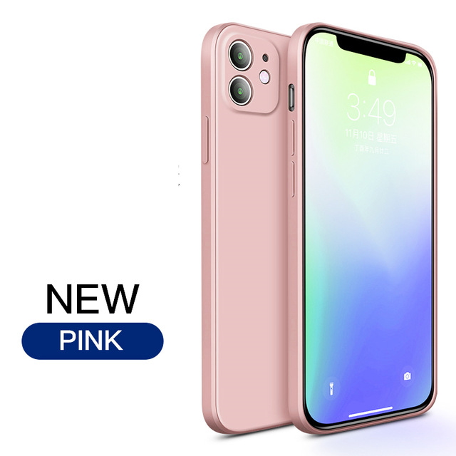 iphone Xs Xr 8 Plus Vỏ silicone mềm chống va đập cạnh vuông cổ điển | BigBuy360 - bigbuy360.vn