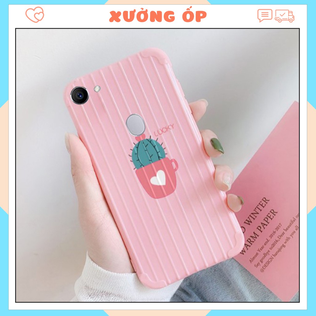 Ốp Lưng Điện thoại Xương rồng lucky OPPO cho A37 A59 A7 A5s A3s A1k F1s Neo9 F5 F7 F9 F11 pro A12 Reno 2f A31