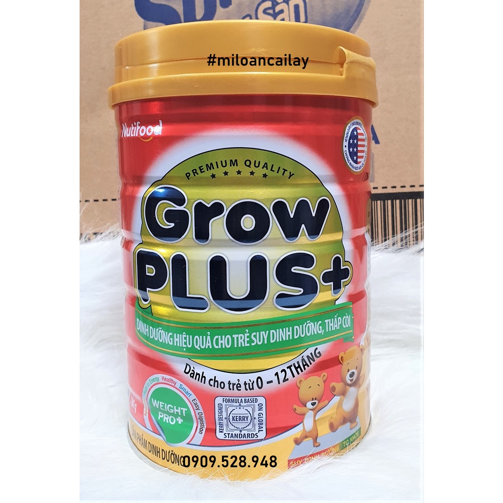 Sữa Nuti Growplus Đỏ cho trẻ dưới 1 tuổi 780g