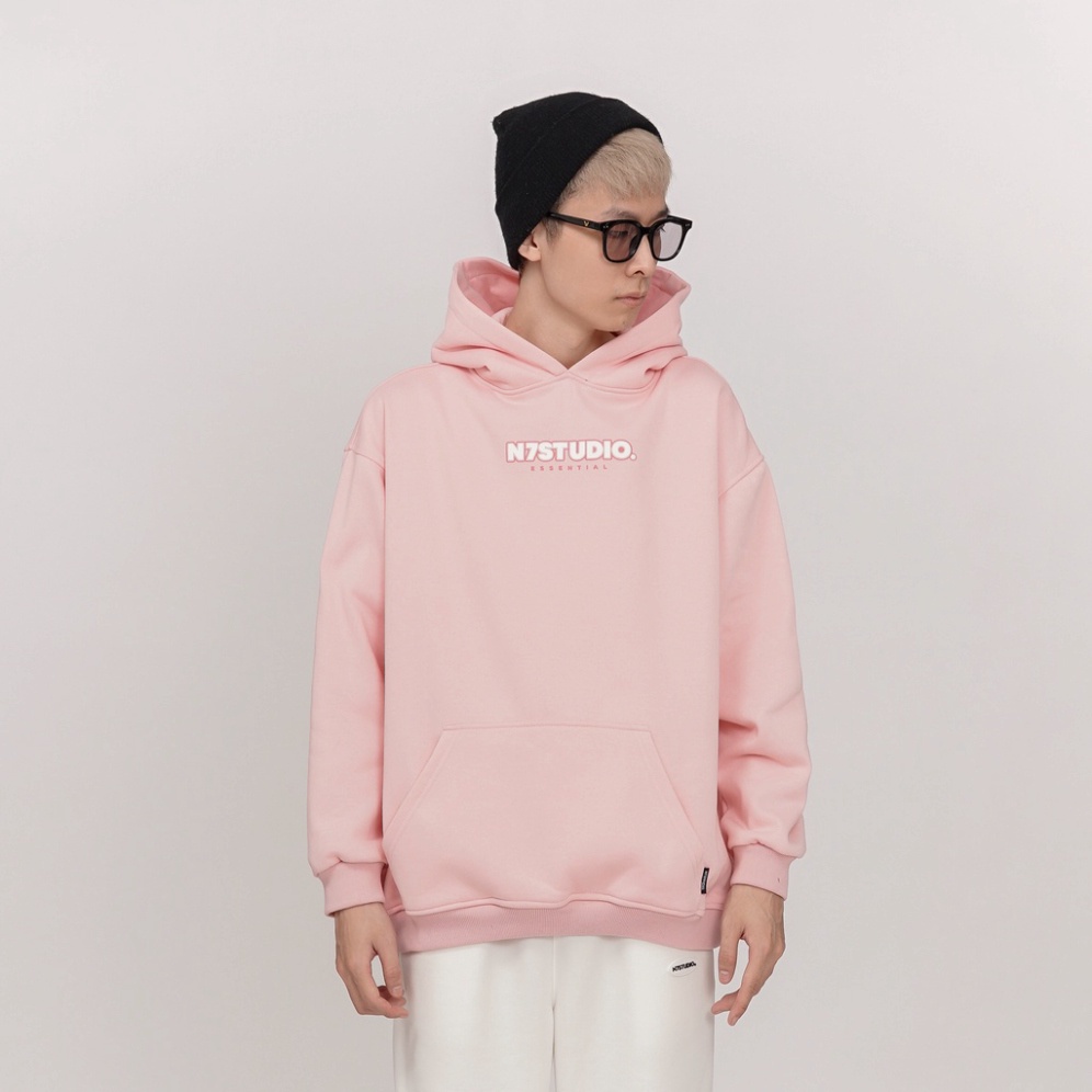 [Xả kho] Hot Áo Hoodie nỉ bông N7 STUDIO basic nam nữ oversize form rộng thu đông Local Brand