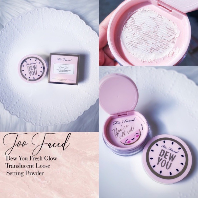 OFF 75% PHẤN PHỦ TOO FACED DEW YOU FRESH GLOW TRANSLUCENT SETTING POWDER