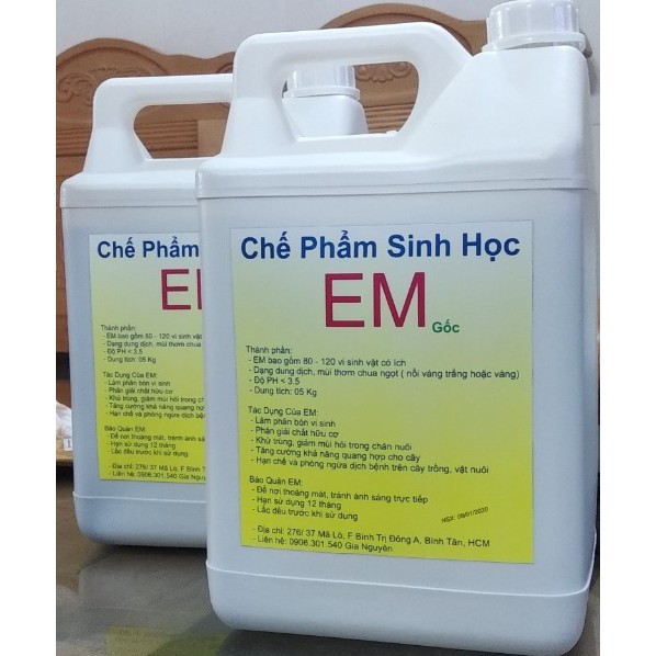 Chế Phẩm Sinh Học EM Gốc 5Kg NoBrand5.4KG