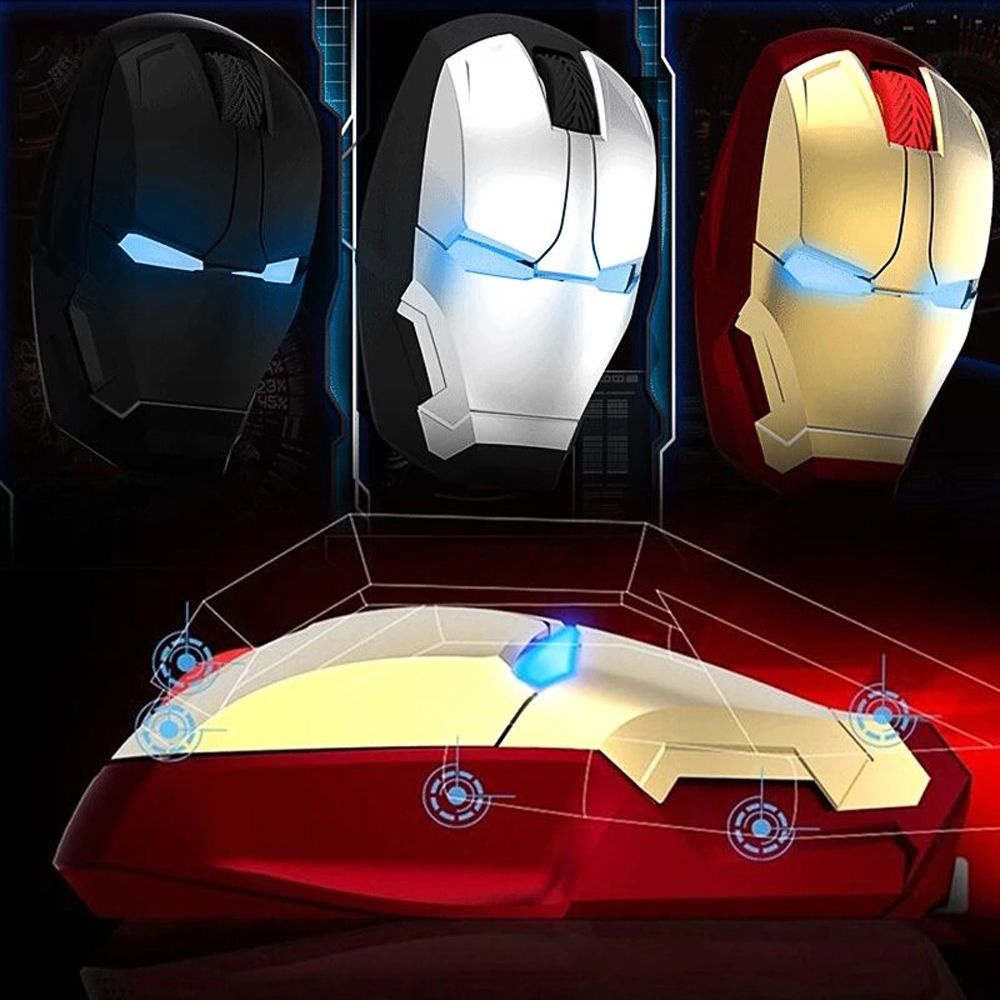 Chuột không dây hình Iron Man Marvel sáng tạo