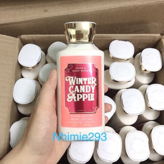 Dưỡng thể Body Lotion Winter Candy Apple Bath Body Works Mỹ