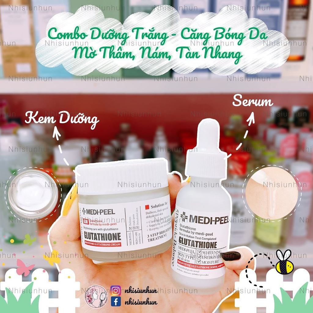 Tinh chất và kem dưỡng Medi-peel Glutathione