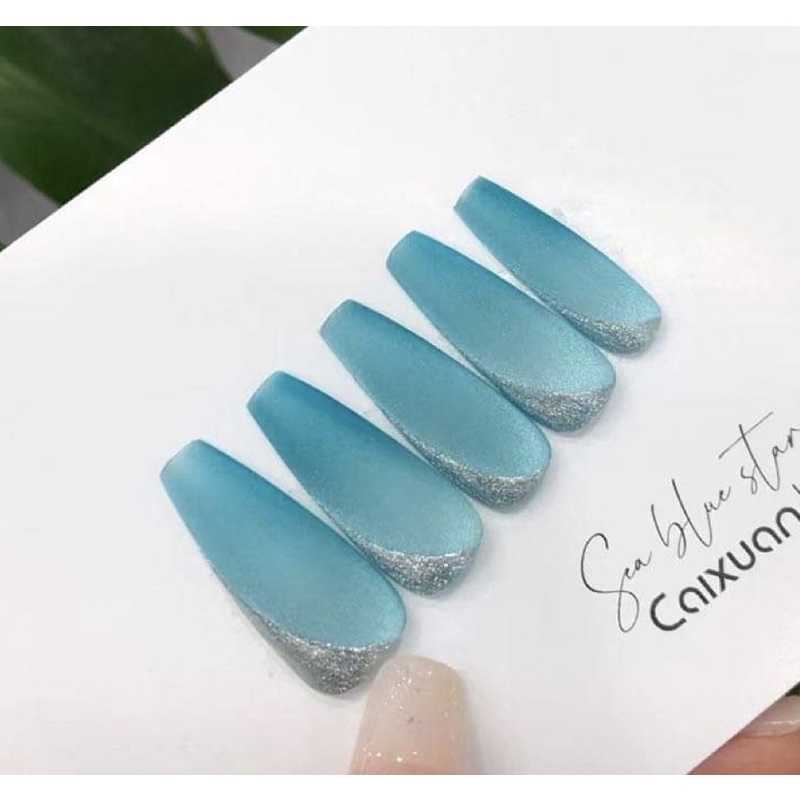 Mắt mèo xanh dương,  sơn gel angel