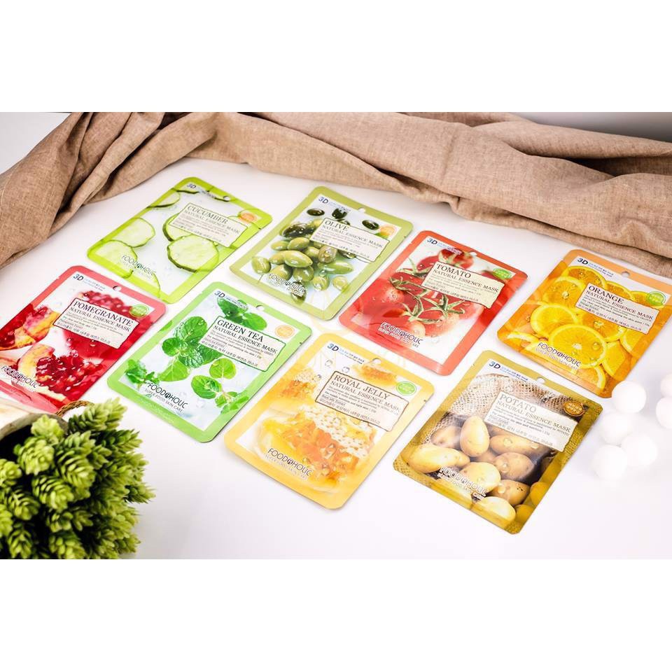 Mặt Nạ Dưỡng Da 3D FOODAHOLIC Natural Essence Mask 23ml | BigBuy360 - bigbuy360.vn