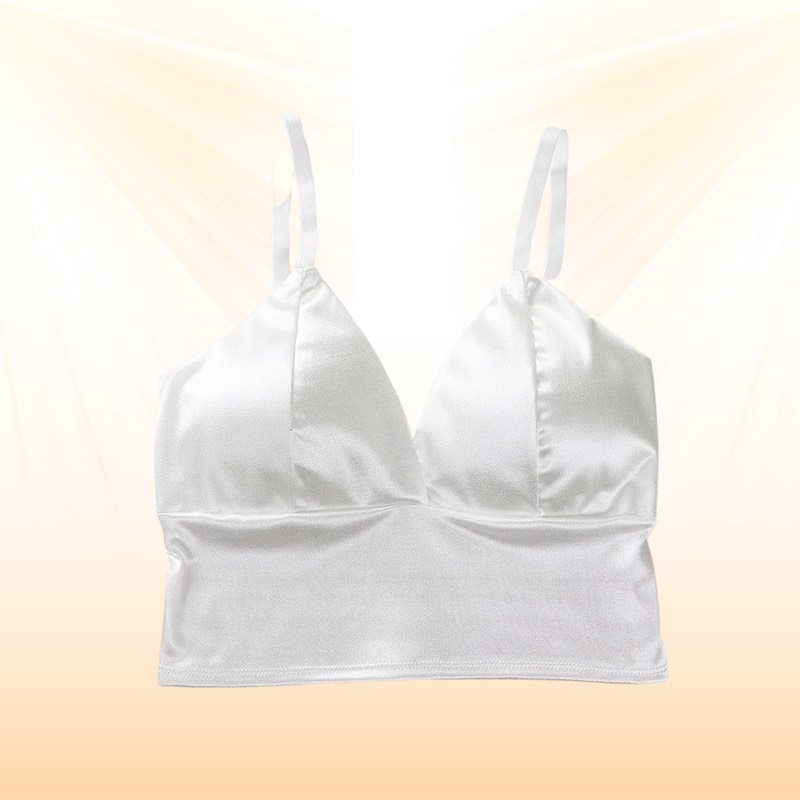 Áo bra satin mềm mại bo chun phía sau co dãn thoải mái SUNBRA 3313