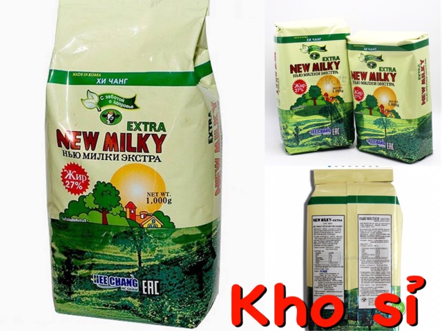 Sữa Nga NEW EXTRA MILKY 1kg I Hàng Chuẩn Xịn Loại 1