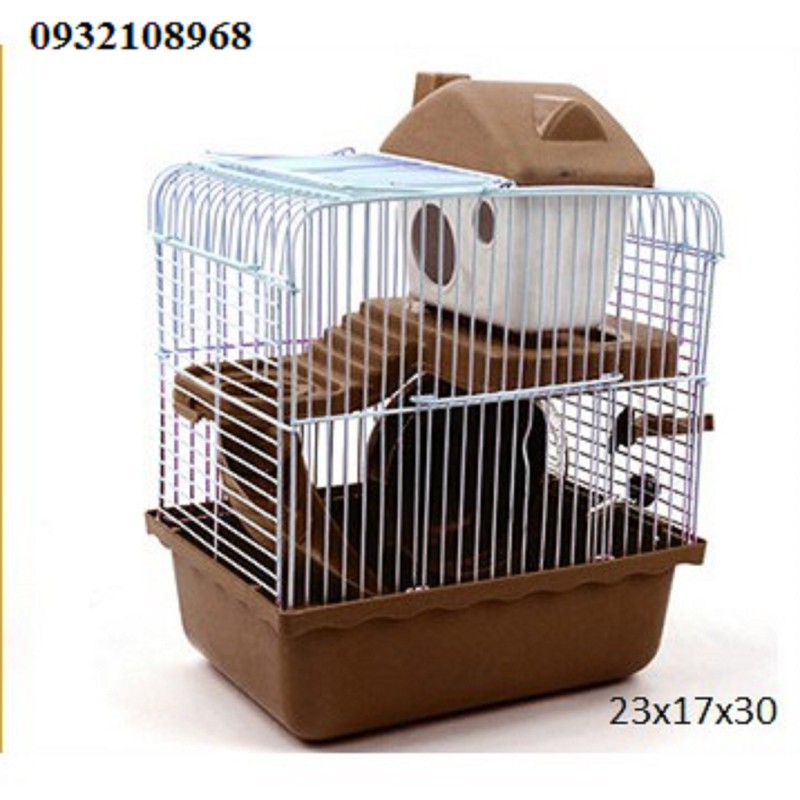 LỒNG NUÔI HAMSTER 2 TẦNG SIZE 24 x 17 x 30