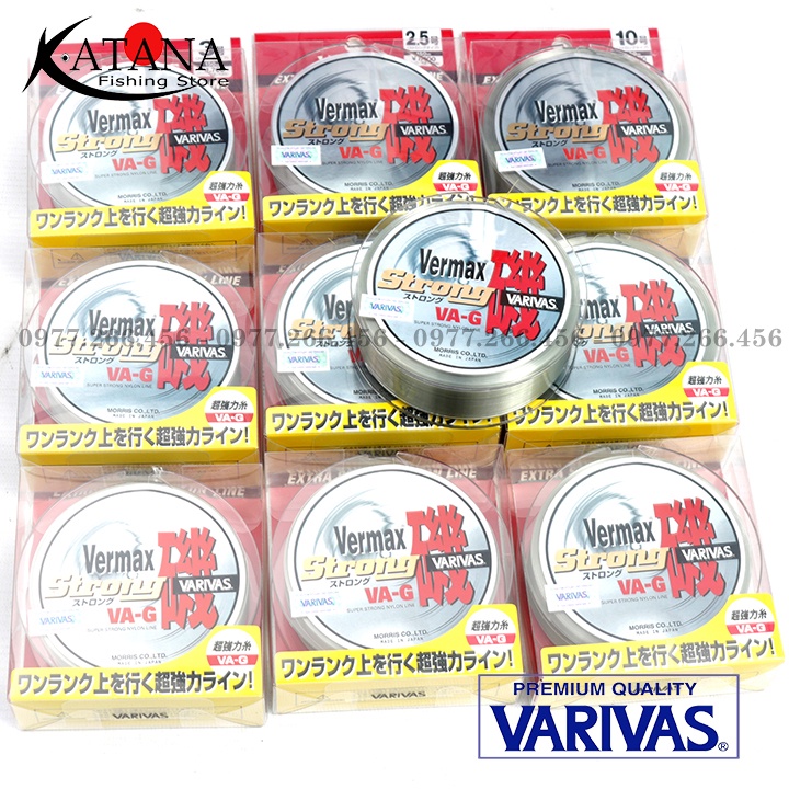 Cước Câu Chính Hãng VARIVAS VERMAX STRONG - Made in Japan