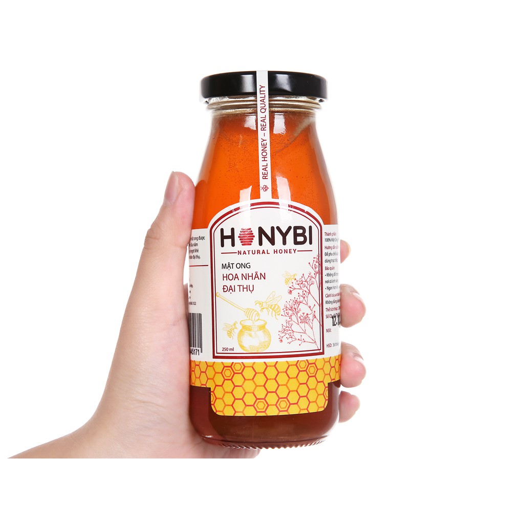 Mật Ong Hoa Nhãn Đại Thụ 200ml từ vườn nhãn đại thụ lâu năm, làm nên hương thơm nồng và vị ngọt khẽ