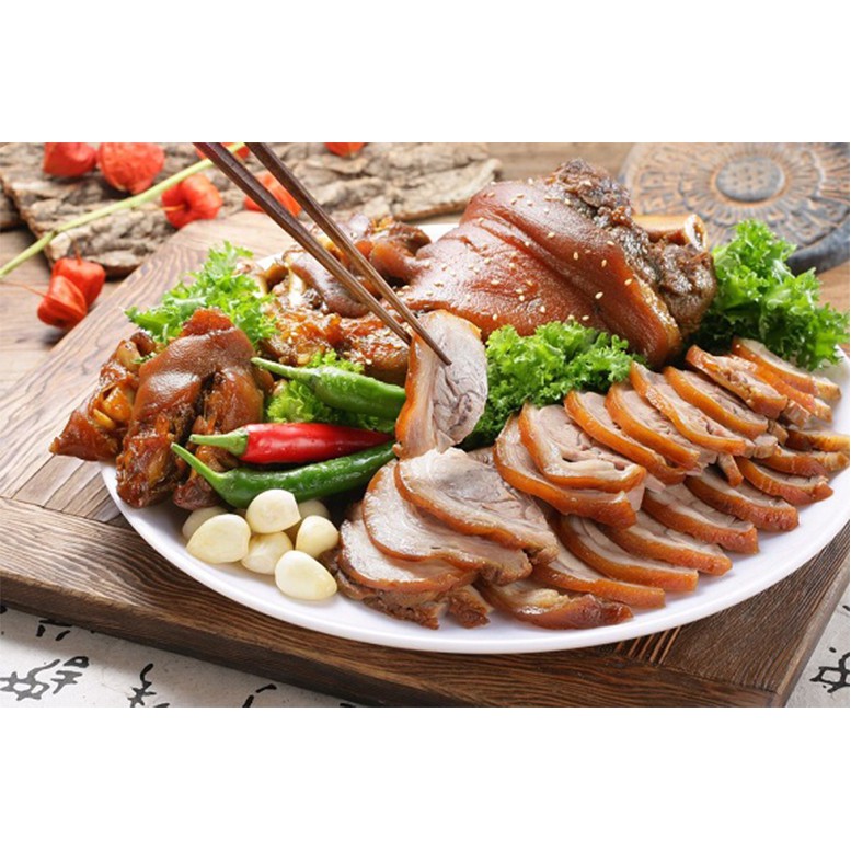 Bắp Giò Heo Cắt Khoanh Đóng Hút Chân Không ( 1kg )