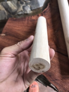 Thanh gỗ tròn 3cm, dài40cm đến 60cm