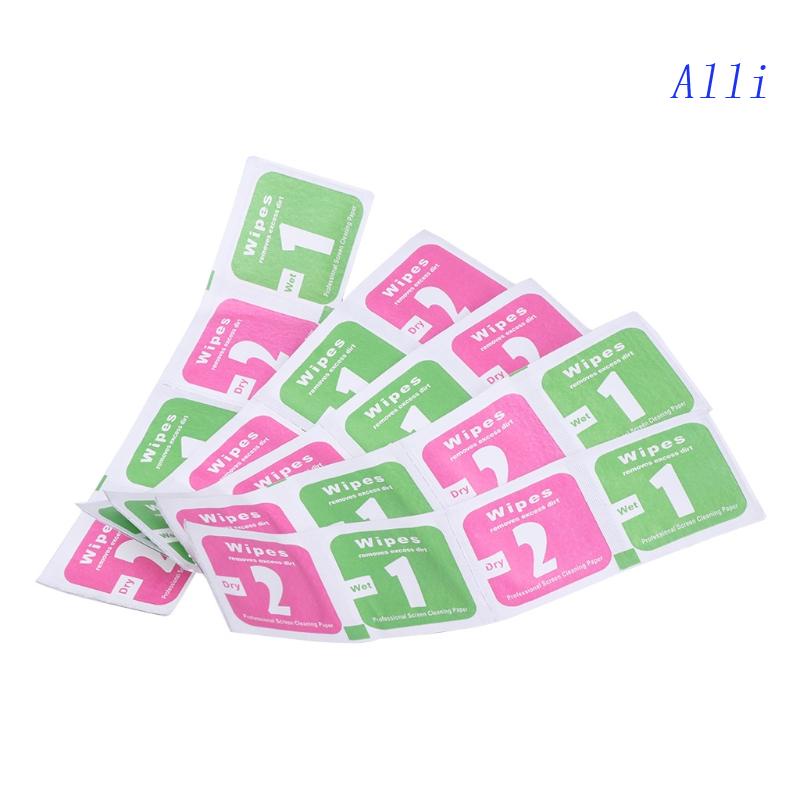 Set 10 Khăn Giấy Ướt Và Khô Vệ Sinh Màn Hình LCD / Ống Kính Máy Ảnh