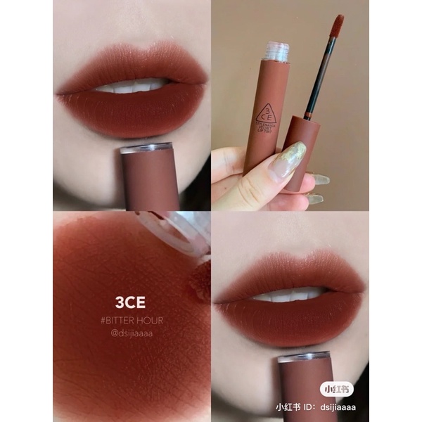 🔥Son kem 3CE VELVET LIP TINT Bitter Hour Taupe Definition🔥