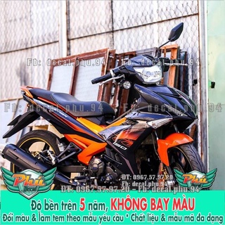 Tem rời ex 150 rc 2019 cam đen -1
