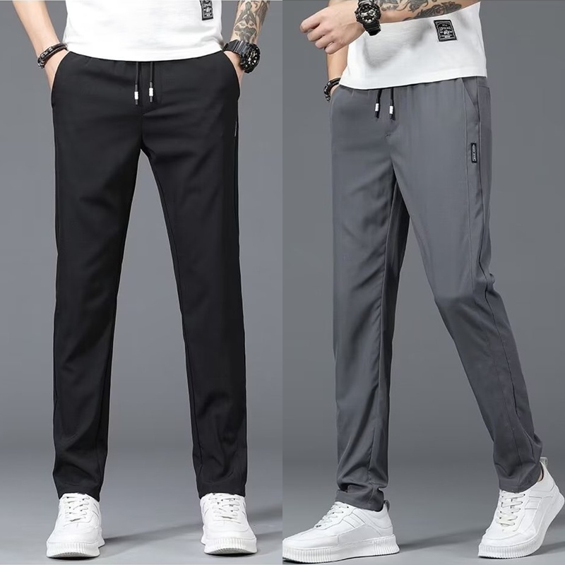 Quần Dài Dáng Rộng Mỏng Phong Cách Mới Thời Trang Mùa Hè Cho Nam