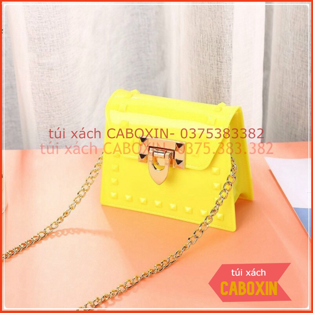 túi xách valenxiaga size mini chất liệu silicol  -CABOXIN tuyển sỉ toàn quốc