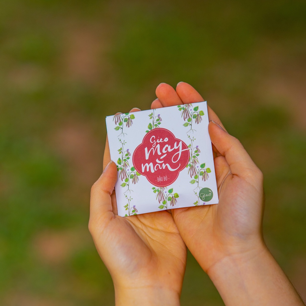 Phong bao Gieo May mắn - Hạt đậu đỏ