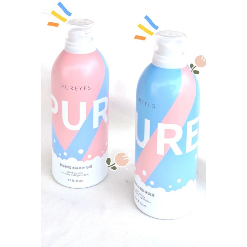 Sữa Tắm Trắng Da Tạo Bọt Pureyes vịt hóa thiên nga sau 30s | BigBuy360 - bigbuy360.vn