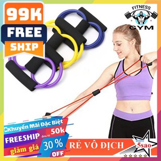 FREESHIP 🎁 Dây đàn hồi tập thể lực số 8 ❤️ Dây tập gym đa năng